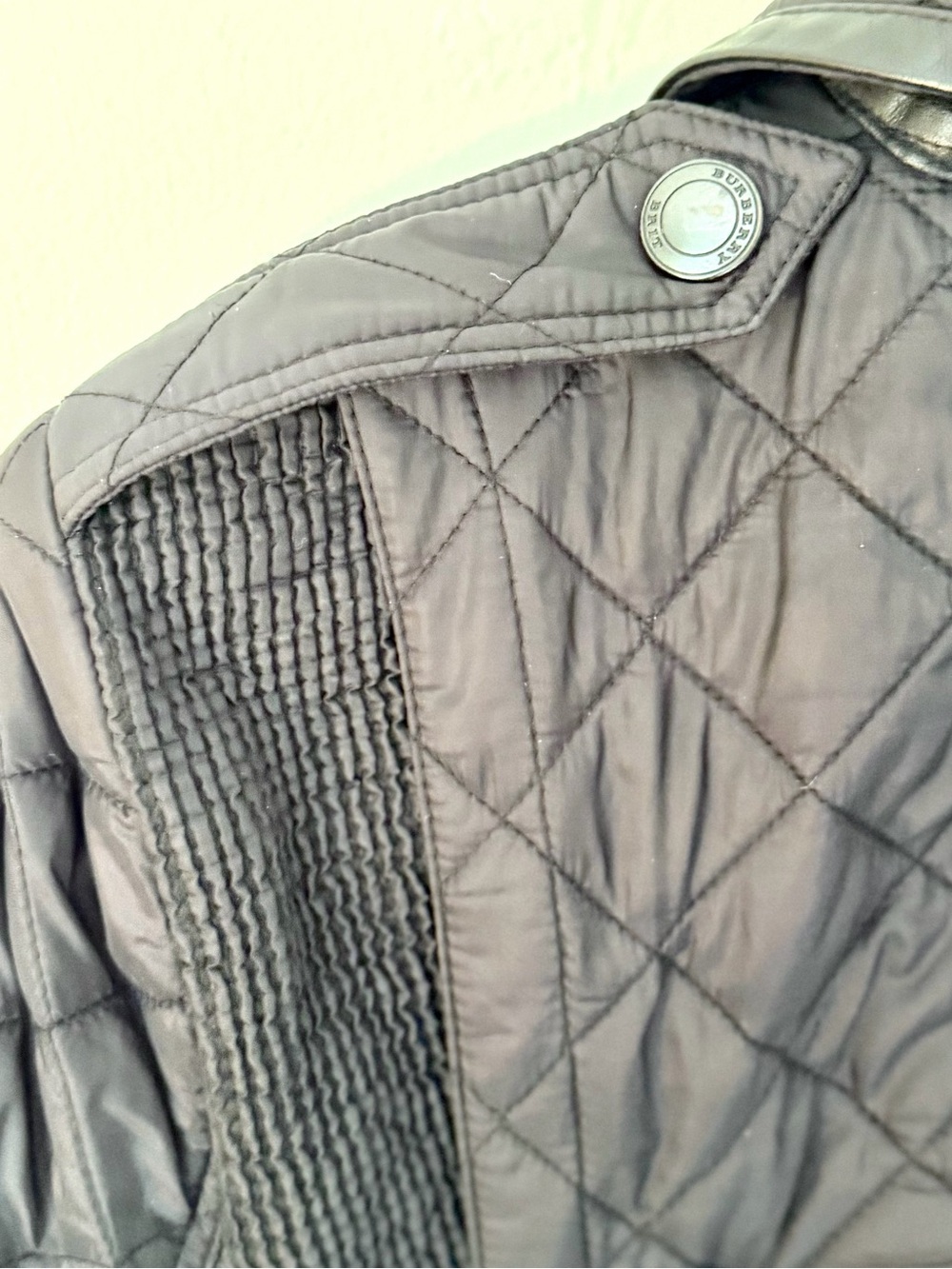 Burberry Quilted Bomber Moto Jacket | Size M - Picture 6 of 11